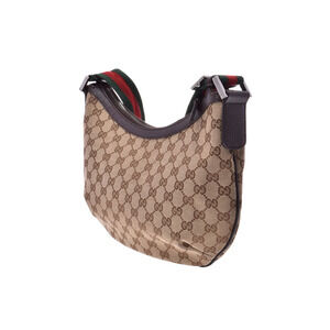 Gucci Canvas beige Moon shoulder brown bag Hobo GG Half